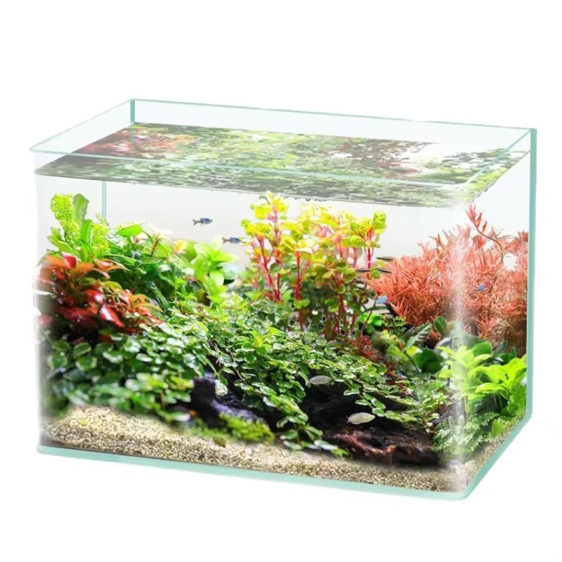 Aquarium Fish Glass - Kutu Paketleme Masaüstü Akvaryum Ultra Beyaz
