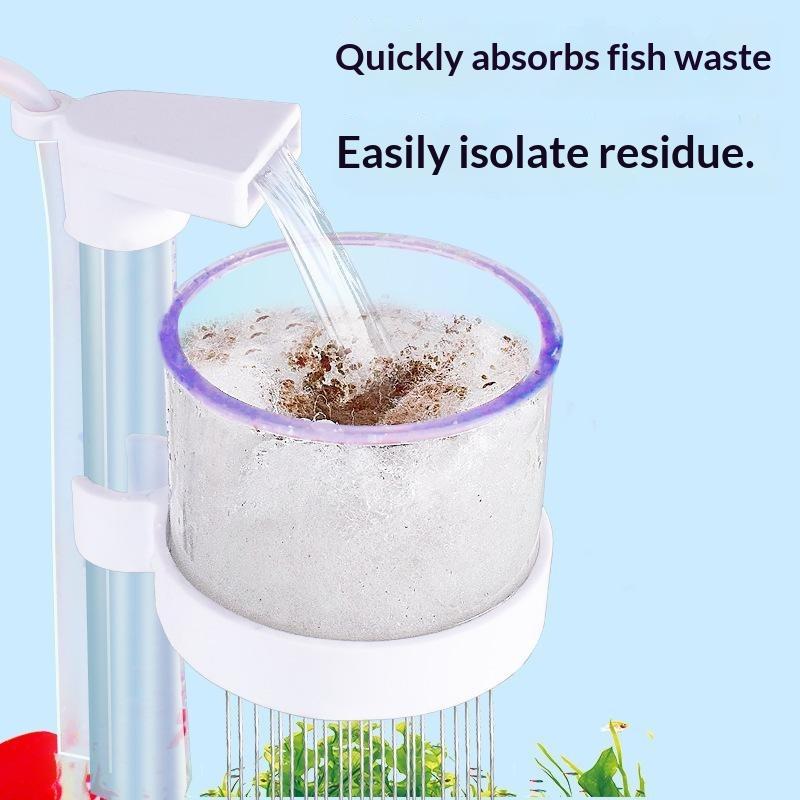 Aquarium Fish Waste Collector - Air-Lift Balık Atığı Toplayıcı 1 Set