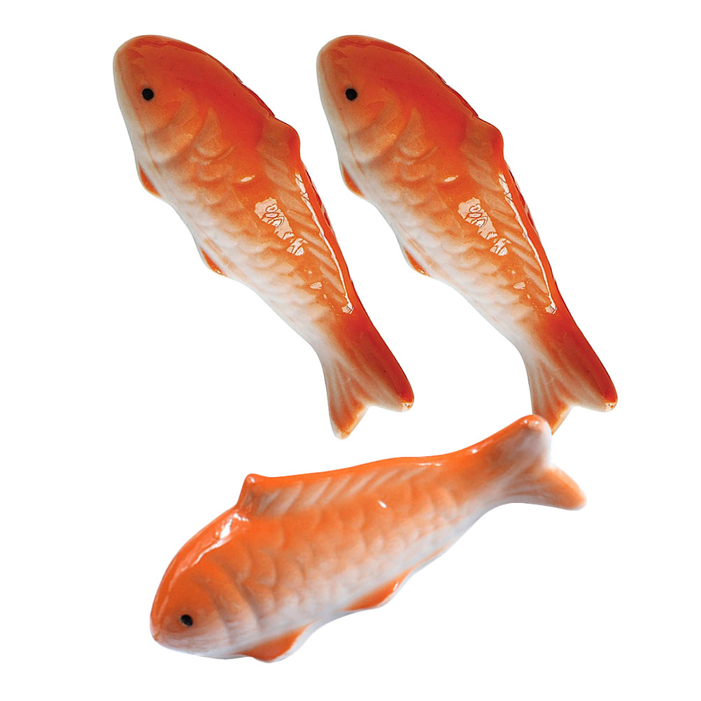 Aquarium Fish Pond - 3 Adet Hava Koşullarına Dayanıklı Seramik