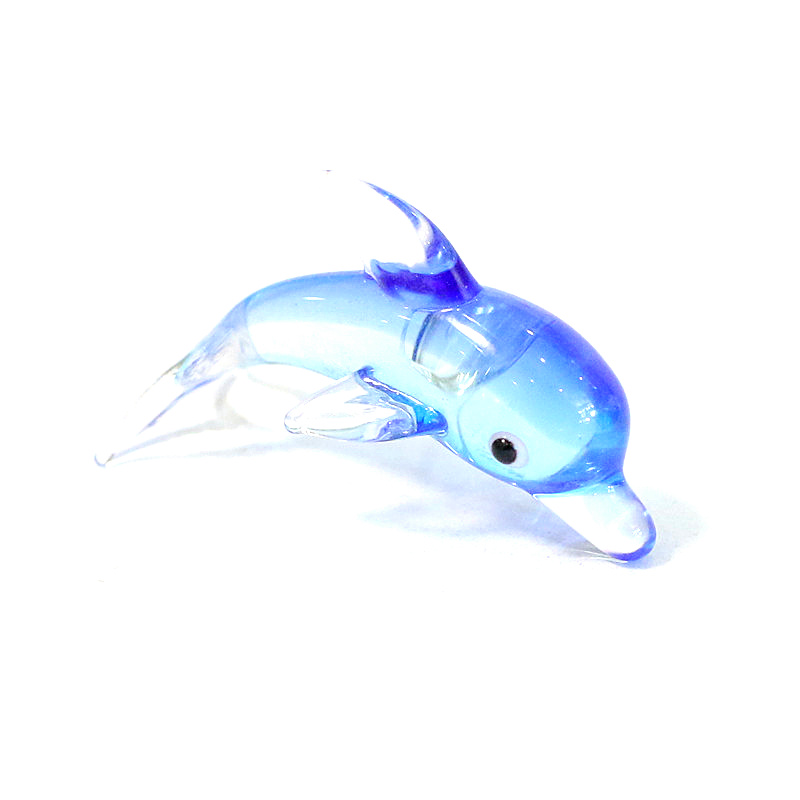Aquarium Fish Glass - Murano Cam Yunus Minyatür Figürü Sevimli
