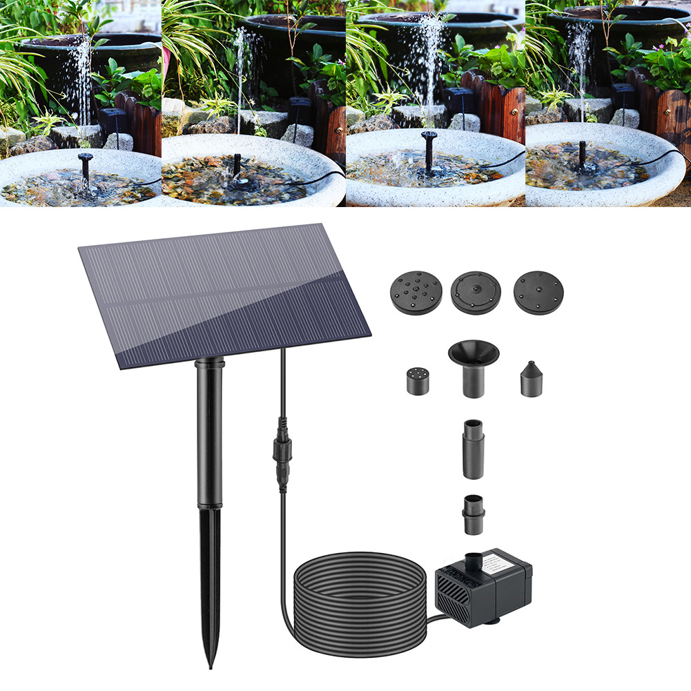 Aquarium Fish Types - 5W 5V su çeşmesi bahçe dekorasyonu