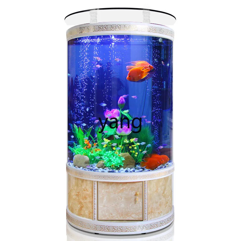 Aquarium Xl - LTT yarı yuvarlak balık tankı akvaryumu