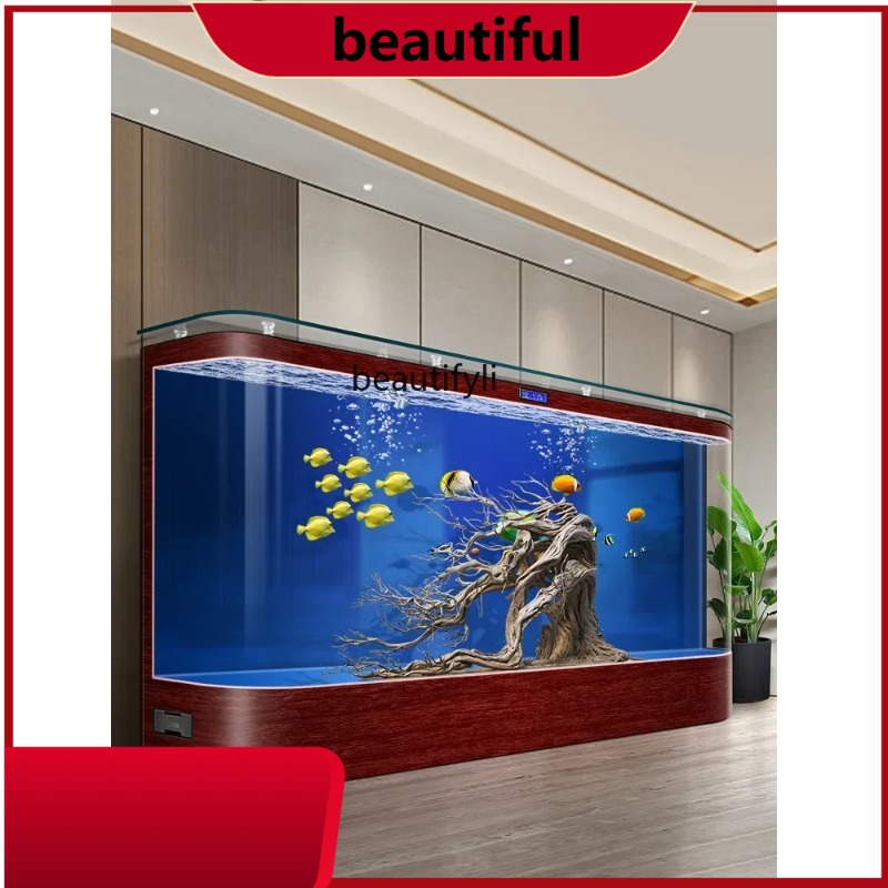 Aquarium Fish Glass - Tabandan tavana ekolojik balık tankı oturma