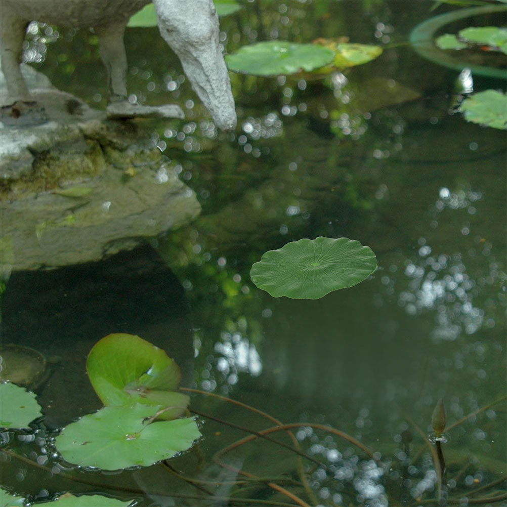 Aquarium Fish Pond - 15 Adet Yapay Lale Yaprakları, Balık