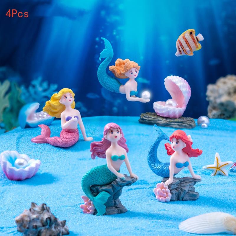 Aquarium Fish Only - 4 adet plastik balık tankı küçük