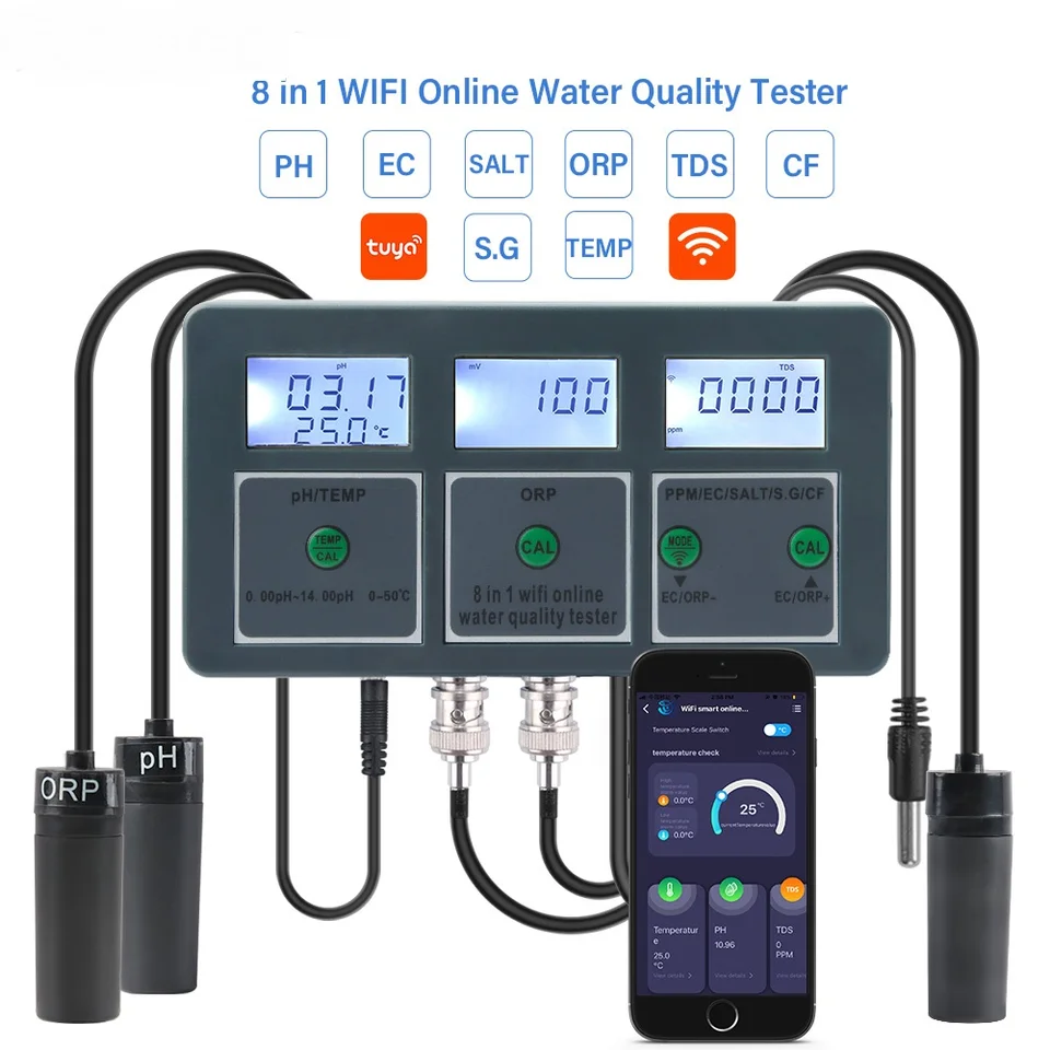 Aquarium Fish Online - WiFi Dijital PH ORP TDS EC