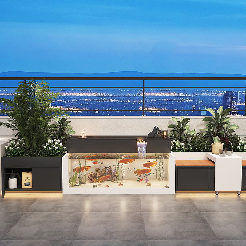 Aquarium Xl - XL Paslanmaz Çelik Balık Havuzu Su