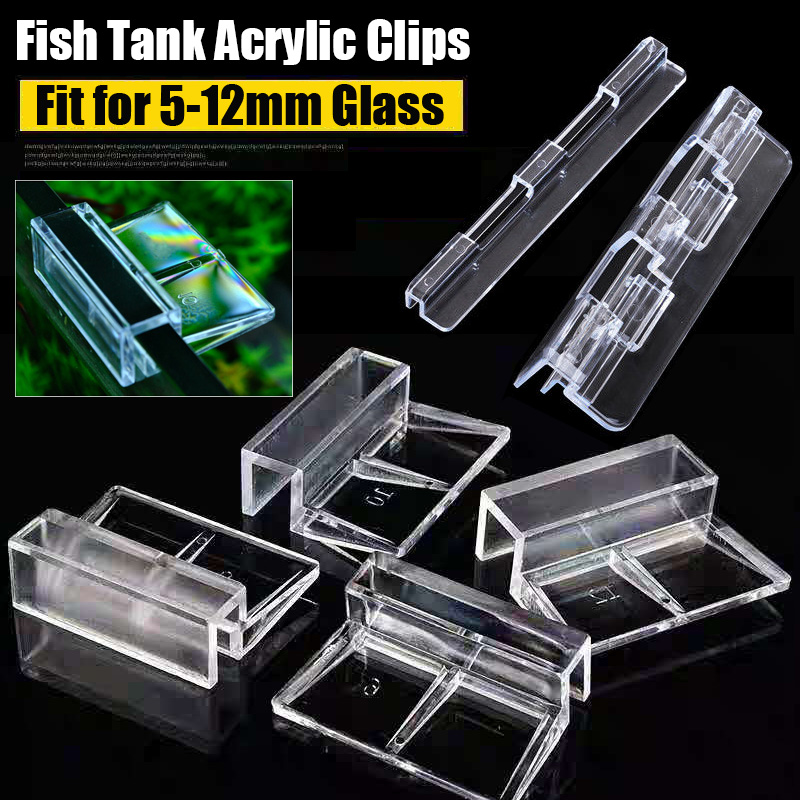 Aquarium Fish Glass - Yeni 5/6/8/10/12mm Akrilik Klipler Cam Kapak