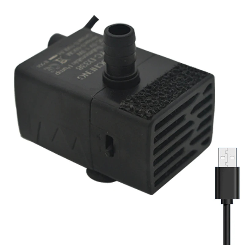 Aquarium Mini Fish - USB Akvaryum Dalgıç Su Pompası, 5V