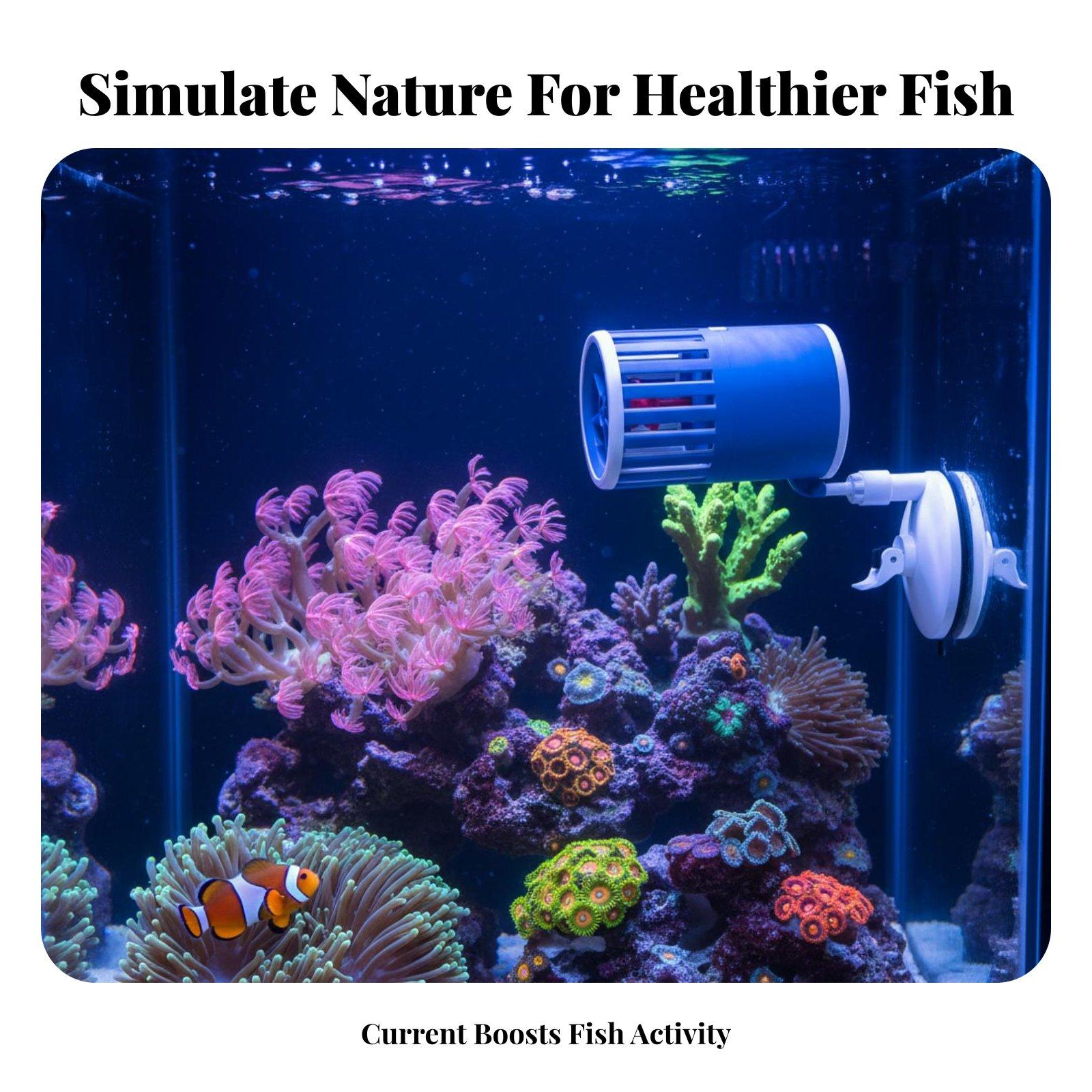 Aquarium Fish Rate - Balık Tankı Dalga Üretici Dalgıç Sirkülasyon