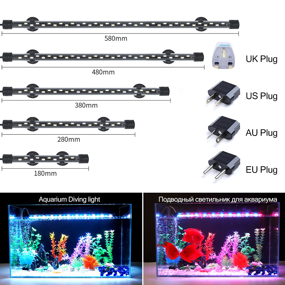 Aquarium Fish Only - 90-260 V Akvaryum Işık LED Su