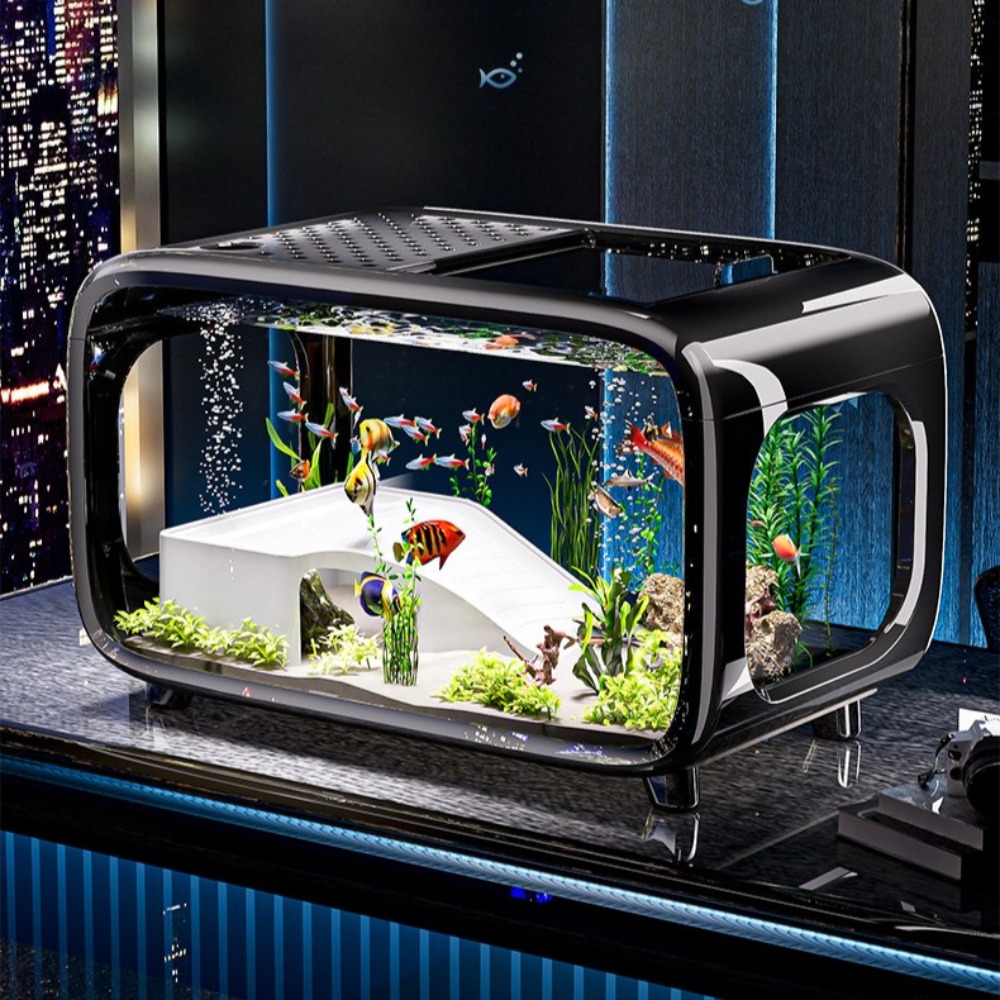 Aquarium Xl - Şeffaf Lüks Balık Tankı Dayanıklı Oturma