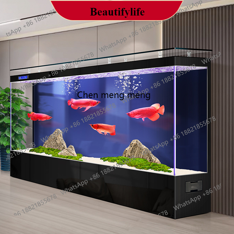 Aquarium Xl - G153 Ekolojik balık tankı, oturma odasında