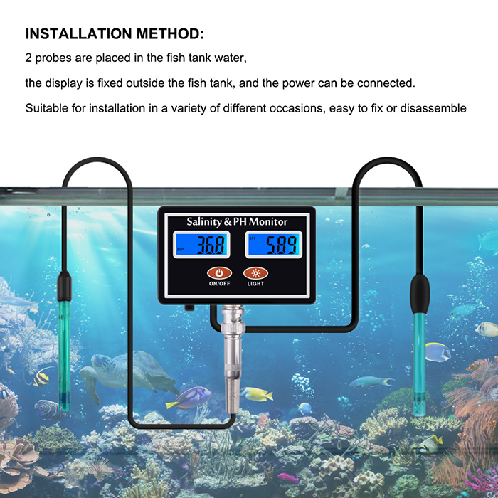 Çevrimiçi PH ve Tuzluluk Ölçer - Aquarium Fish Online incelemesi ve fiyatı