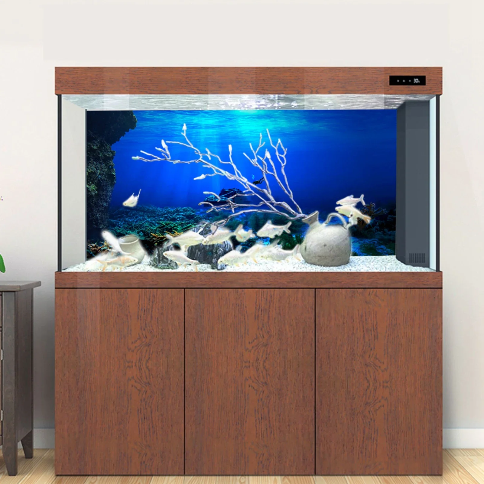 Rainforest akvaryum arka plan  - Aquarium Fish Wallpaper incelemesi ve fiyatı