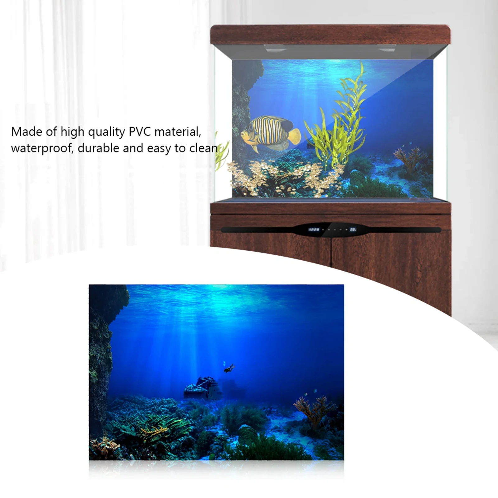 Rainforest akvaryum arka plan  - Aquarium Fish Wallpaper incelemesi ve fiyatı