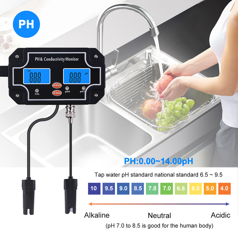 Yieryi dijital çevrimiçi PH/EC - Aquarium Fish Online incelemesi ve fiyatı