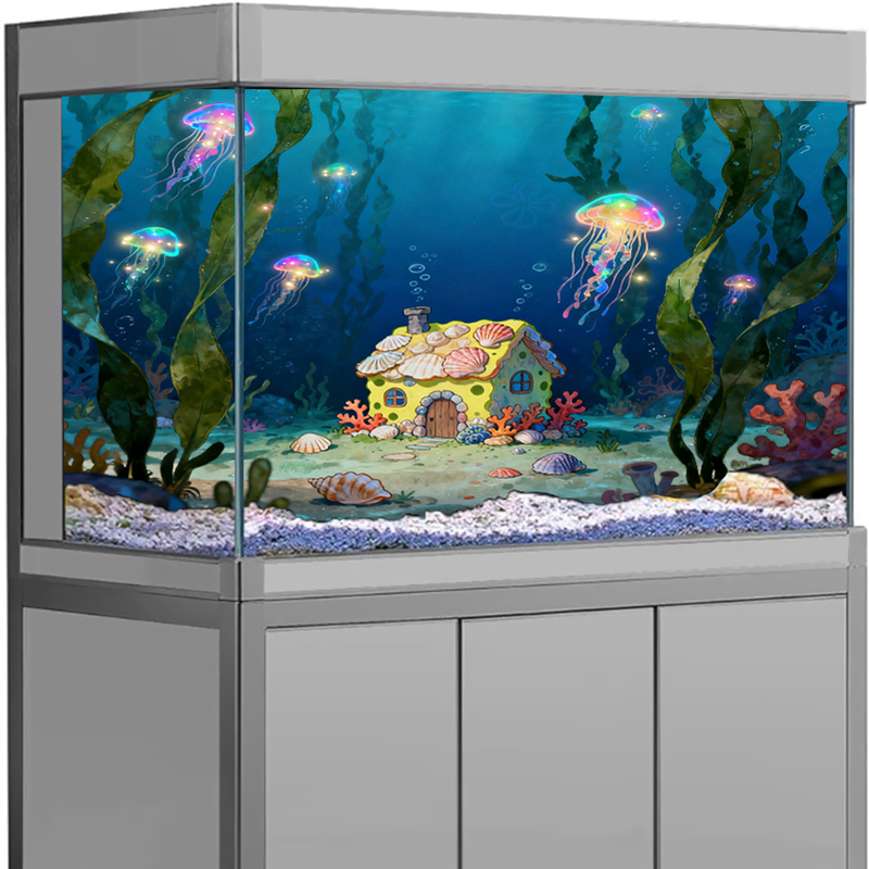 Balık Tankı Dekor Akvaryum Ark - Aquarium Fish Wallpaper incelemesi ve fiyatı