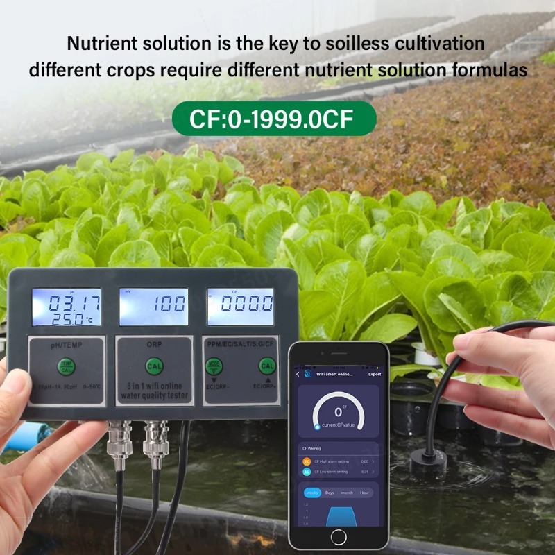WiFi Dijital PH ORP TDS EC Tuz - Aquarium Fish Online incelemesi ve fiyatı